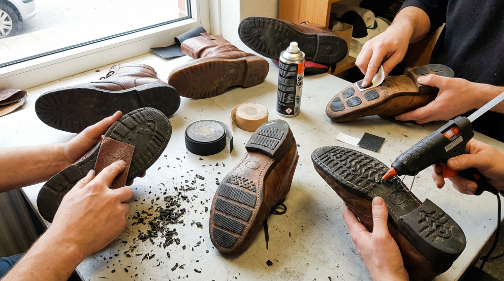 Come usare carta vetrata per aumentare grip scarpe