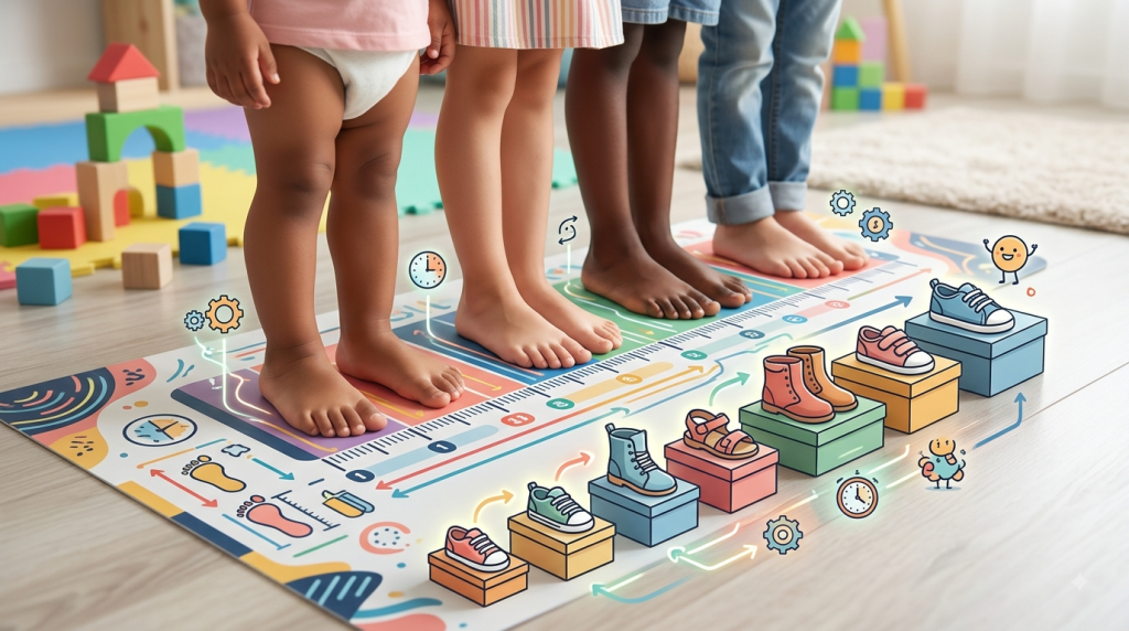 Calcolatore taglia scarpe da bambino